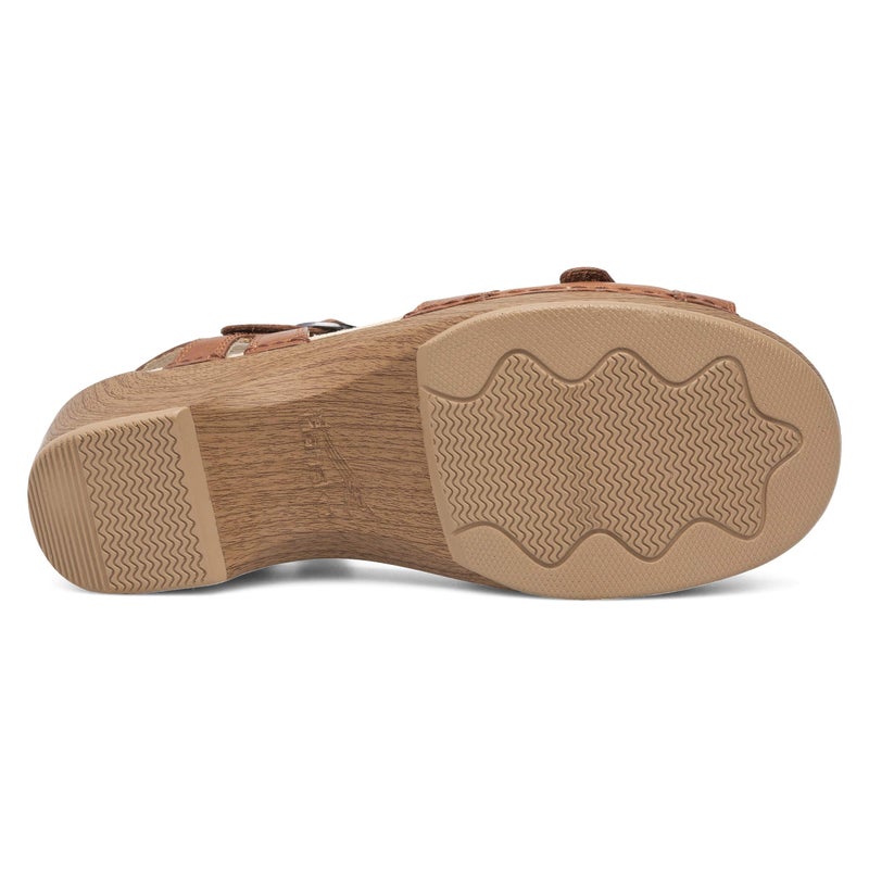 Dansko Season Stylish Sandal for Women - Lightweight with Added Arch Support - Durable PU Outsole for Long-Lasting Wear and Comfort Camel Full Grain 5.5-6 M US - Image 3